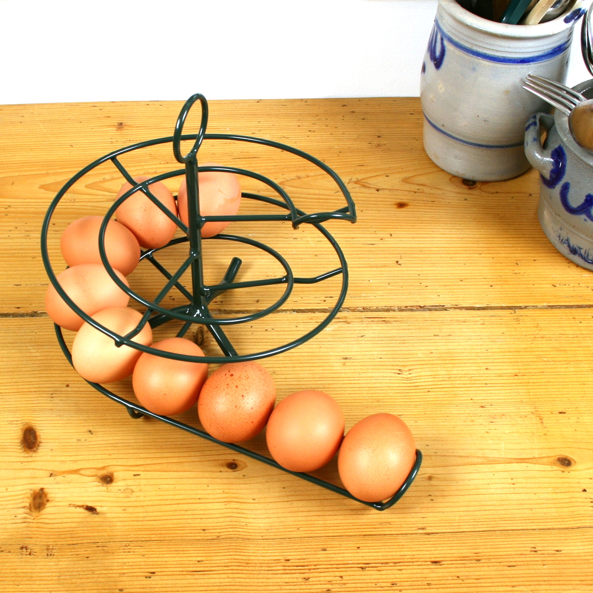 Handig Goed Eggskelter groen