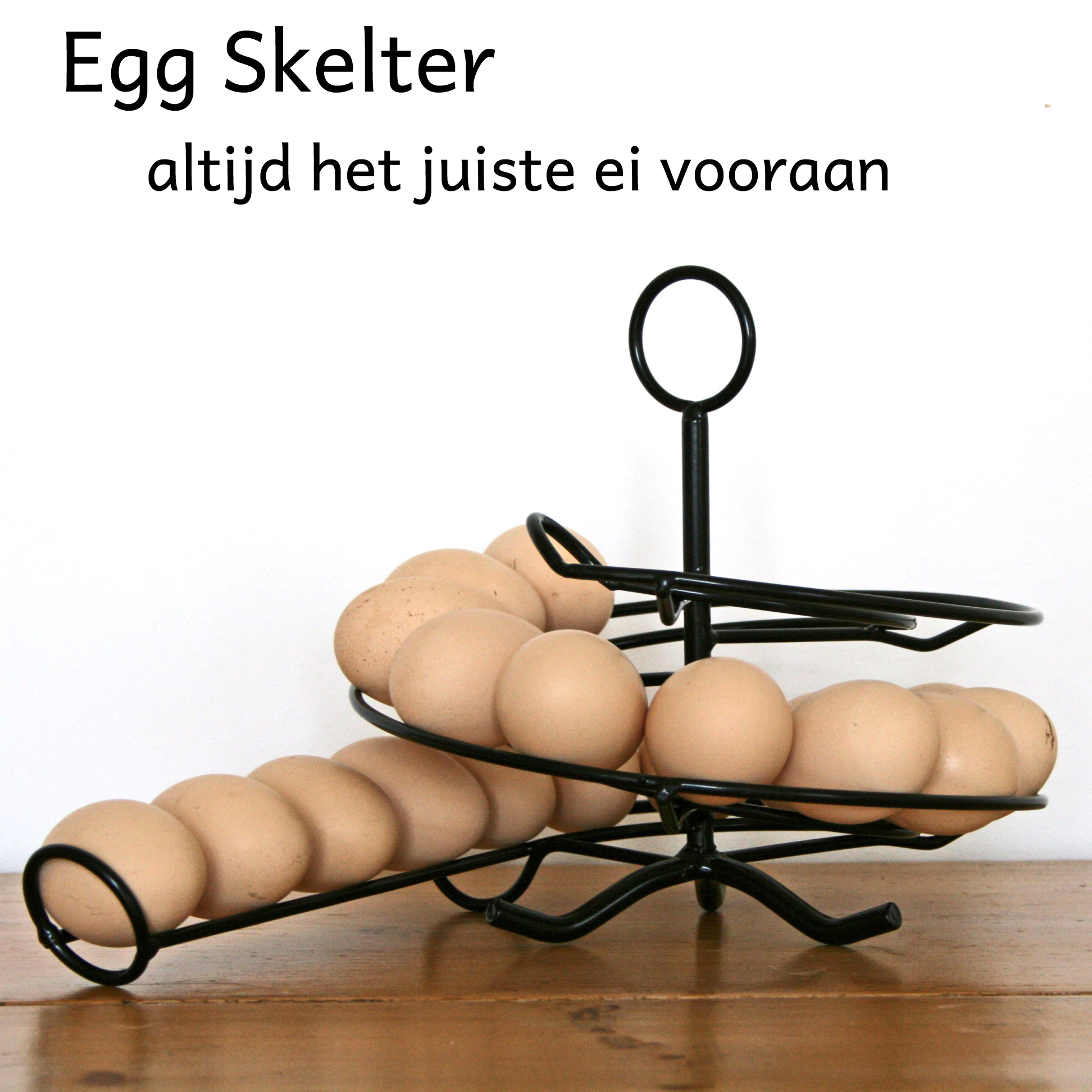 auditie Aarde vervoer Egg Skelter Eierrekje | de eierglijer voor 24 eitjes! | Handig Goed