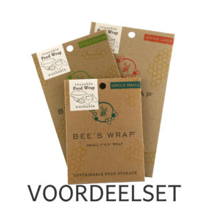 Bijenwasdoek set van 3 stuks