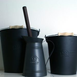 toiletborstel met houder en emmer