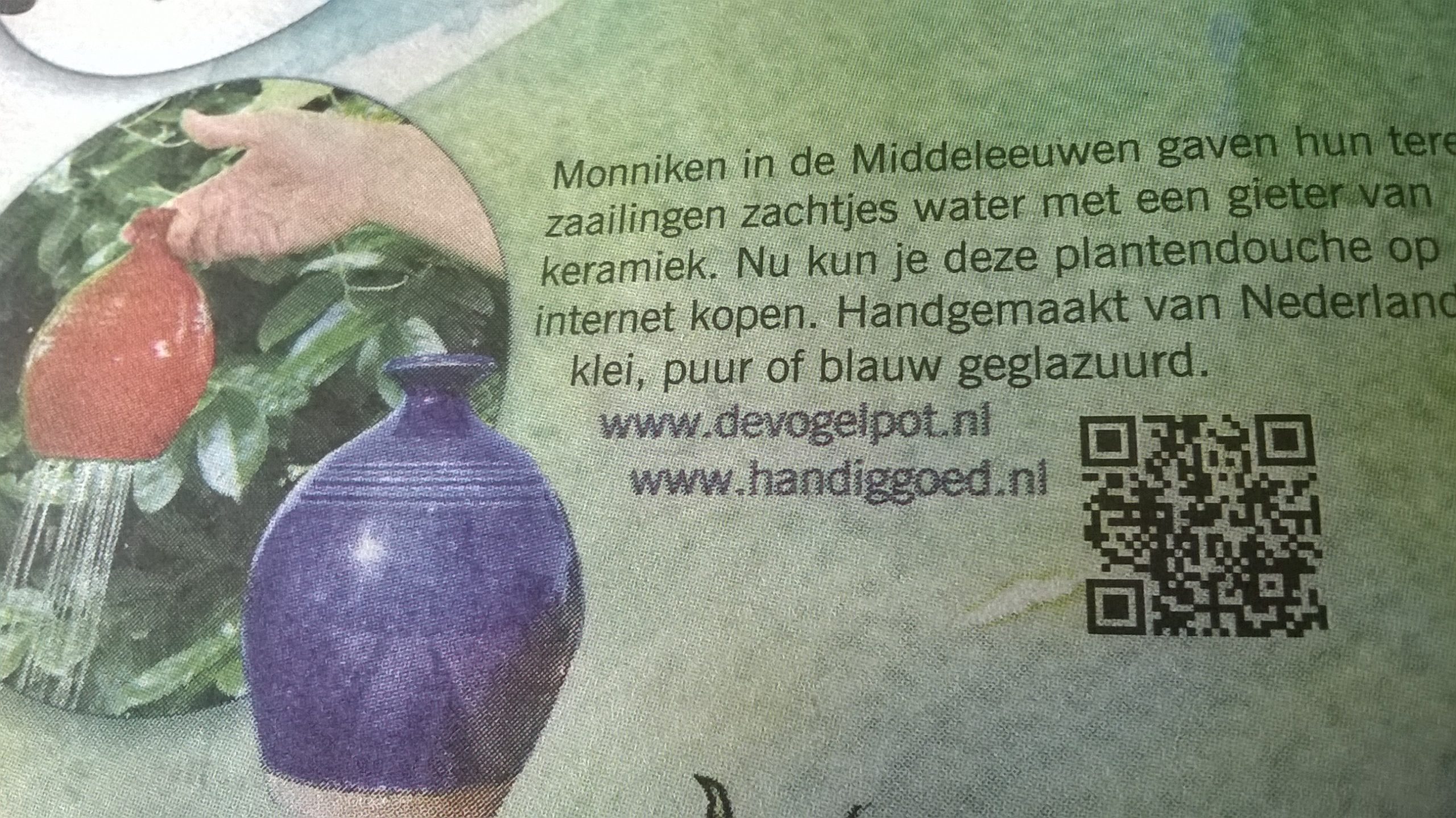 Blauwe plantendouche blauwe plantendouche