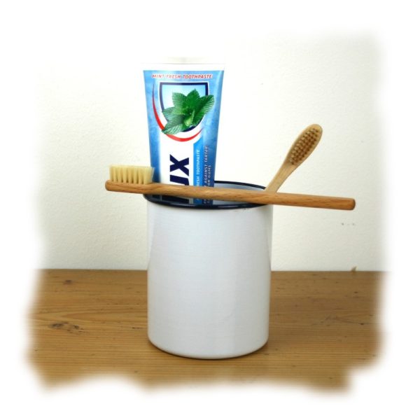 Tandenborstelbeker met email - Afbeelding 3