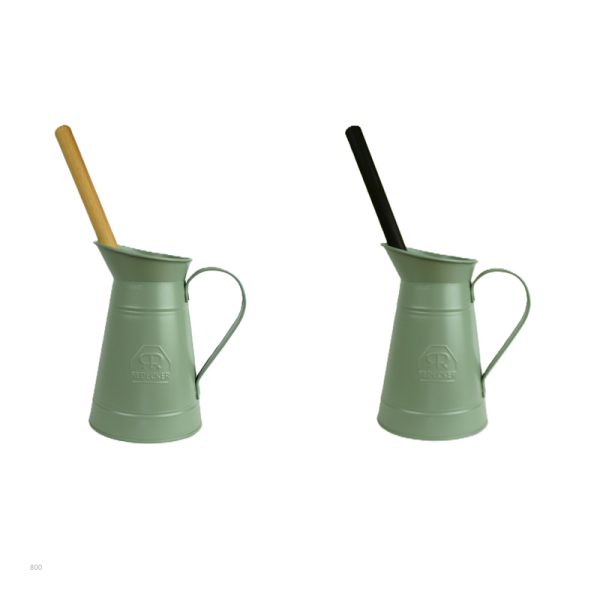 toiletborstelhouder Nostalgia met borstel groen